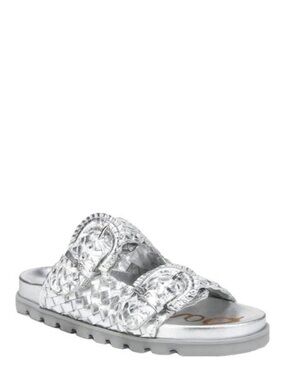 Sam Edelman Silver tiffanie sandals NWT